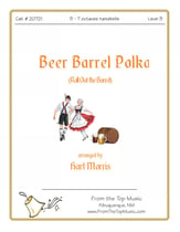 Beer Barrel Polka Handbell sheet music cover